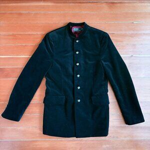 Velvet Military Jacket [Polo Ralph Lauren][Black, Small, Mens]